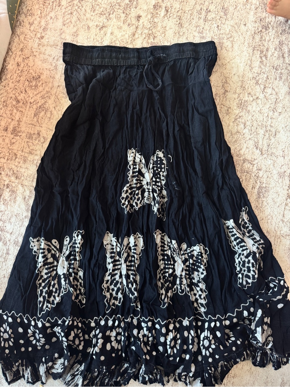Black Butterfly vintage skirt size S